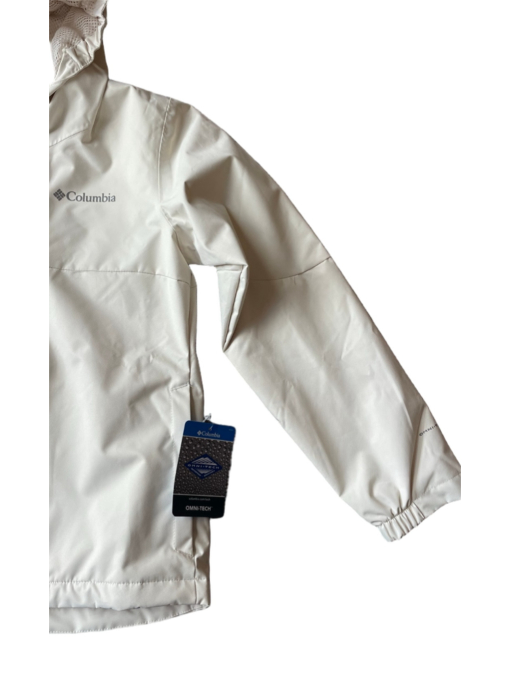 Columbia Girls Hikebound II Jacket XXS 4/5 Chalk NWT - Picture 6 of 6